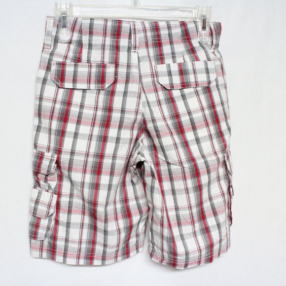 Boy's Lee Dungarees Loose Plaid Cargo Shorts - Picture 12 of 12